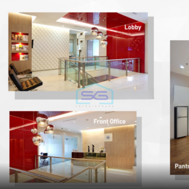 Disewakan Kantor Cyber 2 Tower Full Furnished Kuningan, Jakarta Selatan Luas Bangunan  50 m²-1