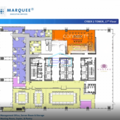 Disewakan Kantor Cyber 2 Tower Full Furnished Kuningan, Jakarta Selatan Luas Bangunan  50 m²