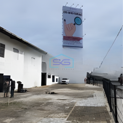 Dijual Gudang Luas Tanah  1000 m² Lokasi Bebas Banjir di Jakarta Barat
