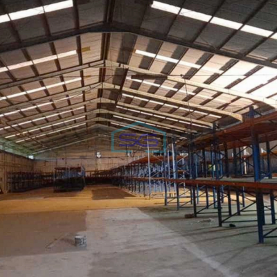 Disewakan Gudang / Pabrik Bisa Produksi 6km Exit Toll Bitung Tangerang LT 4 Ha