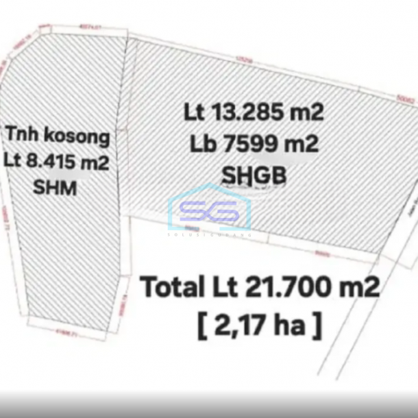 Dijual Pabrik dan Gudang Legok Karawaci Tangerang Luas Tanah 21700m2-2