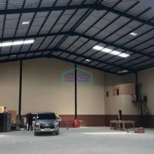 Disewakan Gudang Brand New Di Jalur  Utama Cipondoh Tangerang Akses Container LB 740m2-1