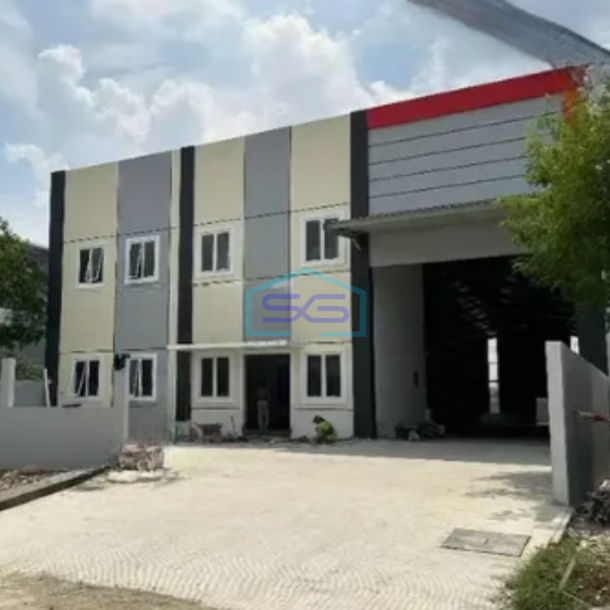 Dijual Gudang Siap Pakai di Delta Commercial Cikarang Bekasi LT 1379m2-1