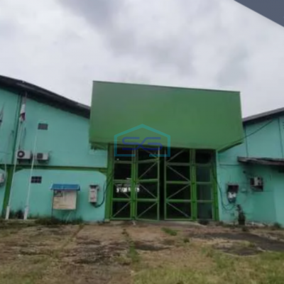 Dijual Murah Gudang & Pabrik di Cikande Jl. Raya Serang Banten Pinggir Jalan Besar LT 7030m2