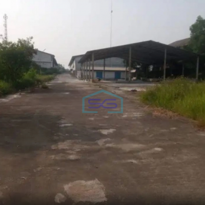 Dijual Tanah Dan Bangunan Gudang Di Jalan Raya Cikande Rangkas Bitung Banten LT 29207m2
