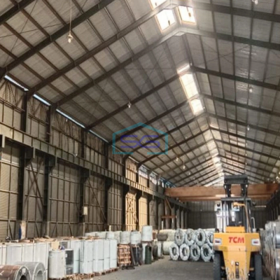 Dijual Gudang Siap Pakai Dekat Airport, Toll Gate di Jurumudi Tangerang LB 6025m2