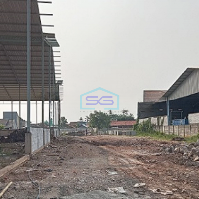 Disewakan Gudang, Pabrik Bangunan Tinggi Masuk Kontainer 20ft di Sepatan Tangerang LT 9000m2