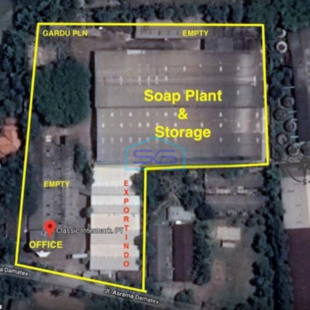 Disewakan Cepat Pabrik Luas Bangunan 12261m² Pabrik Siap Pakai Termurah di Cikokol Tangerang-3