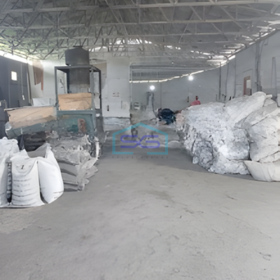 Dijual Pabrik Tanah Kavling di Cikupa Tangerang Zona Industri Luas Tanah 2381m2