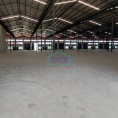 Disewakan Gudang Termurah Bebas Banjir Akses Kontener 40ft Dadap Tangerang LB 90m2