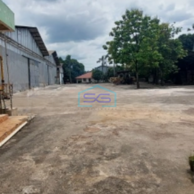 Disewakan Segera Gudang Akses Kontener 40 Feet Luas Bangunan 2500m2 di Cibubur Bogor