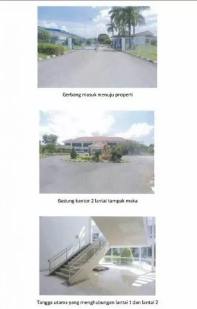 Dijual pabrik di MM2100 Cibitung Lt 4,5 ha / Lb 9.600m