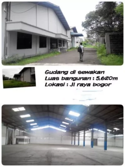 Gudang disewakan di kelapa dua depok