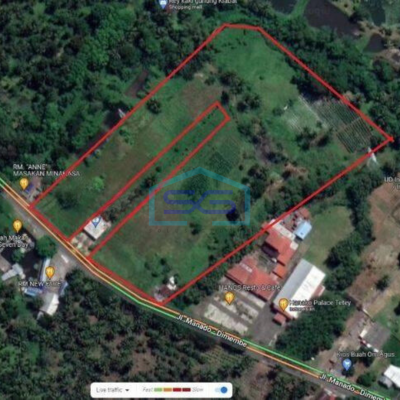 Dijual Tanah 2,7 h di Minahasa Utara cocok untuk gudang dan industri