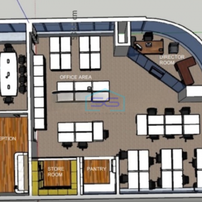 Dijual Gedung Kantor Permata Kuningan Furnished Luas 169m² di Jakarta Selatan