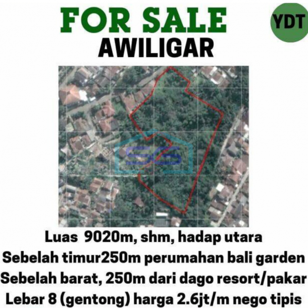 Dijual Tanah Cocok Untuk Gudang di Awiligar Bandung-3