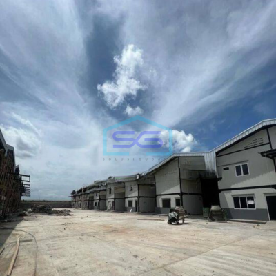 Dijual Gudang murah baru siap usaha di Jalan Raya Legok Tangerang