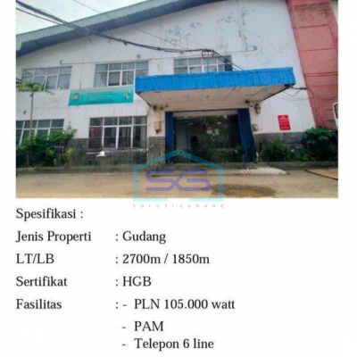 Disewakan Gudang Luas 2lt di Sunter Jakarta Utara