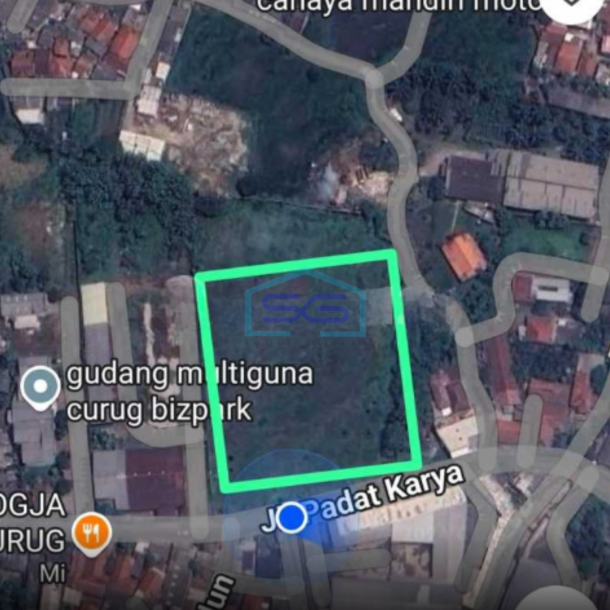 Dijual Tanah/Lahan Industri Siap Pakai Di Curug Tangerang Luas Tanah  10700 m²-2
