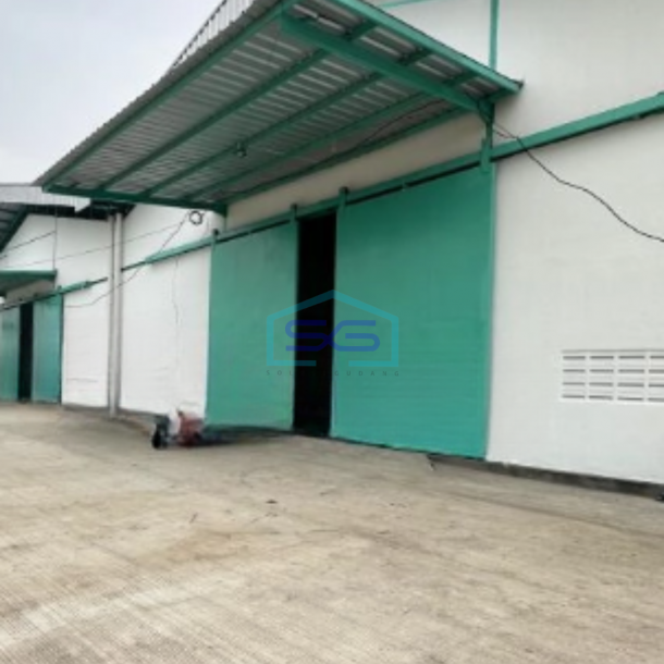 Disewakan Gudang Luas Tanah 1500 m2 Lokasi Bebas Banjir di Cikande Serang-1