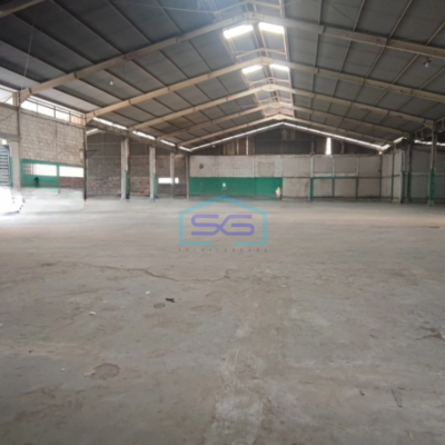 Disewakan Gudang Luas Bangunan 1500 m² di Pinggir Jalan Jurumudi Tangerang