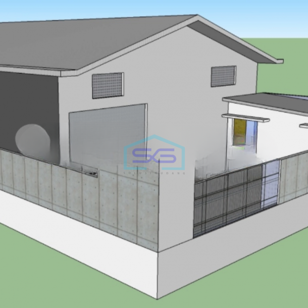 Dijual Gudang Luas Bangunan  540 m² Lokasi Semarang Barat-2