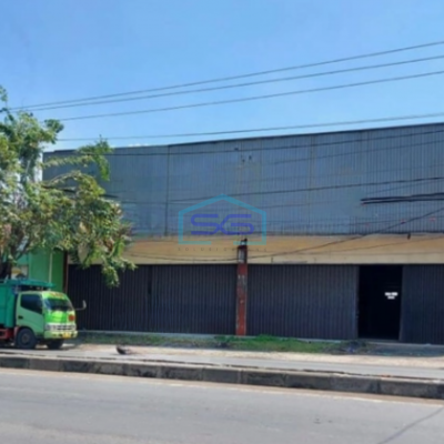 Disewakan Ruko Gudang 1 Lantai Strategis Pinggir Jalan Raya Majapahit Semarang LB 424m2