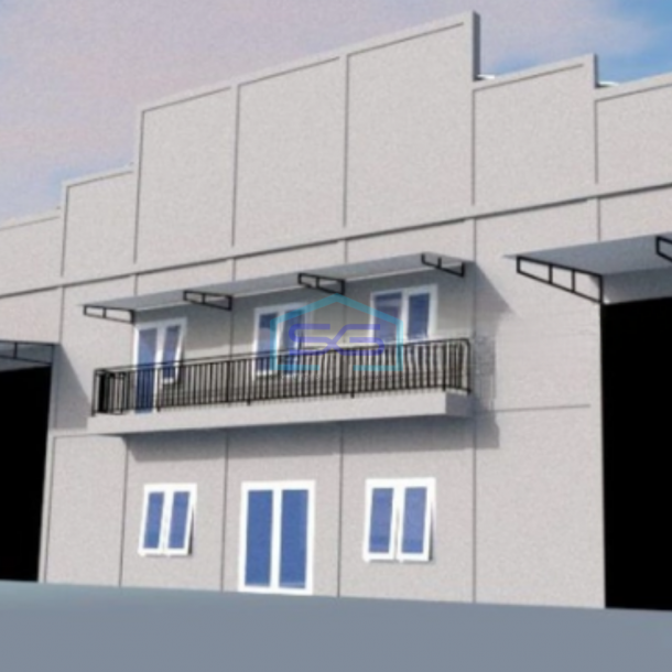 Disewakan Gudang Baru Luas Tanah 2500 m2 HGB Di Kawasan Industri Candi Semarang Barat-2