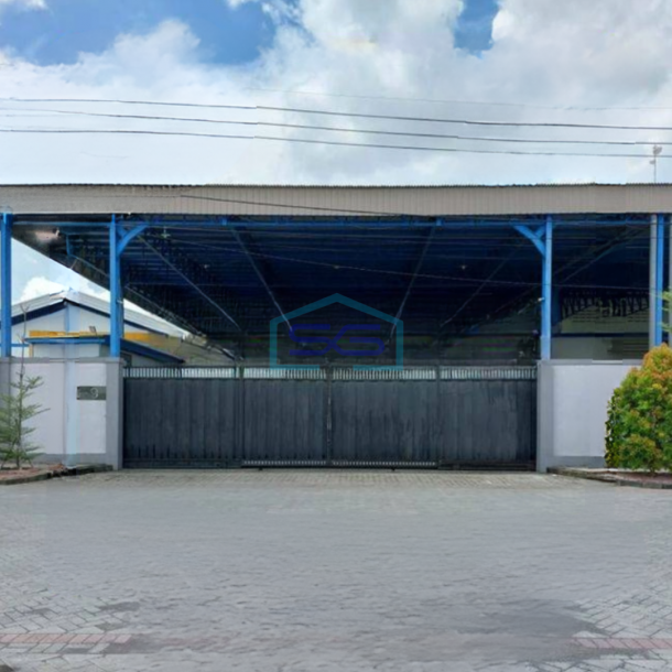 Disewakan Gudang Loading Dock di Margomulyo Permai Surabaya LT 1280m2 Baru-1