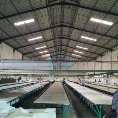 Dijual Gudang di Dadap Tangerang Akses Container 40 Feet Luas Tanah 1582 m²