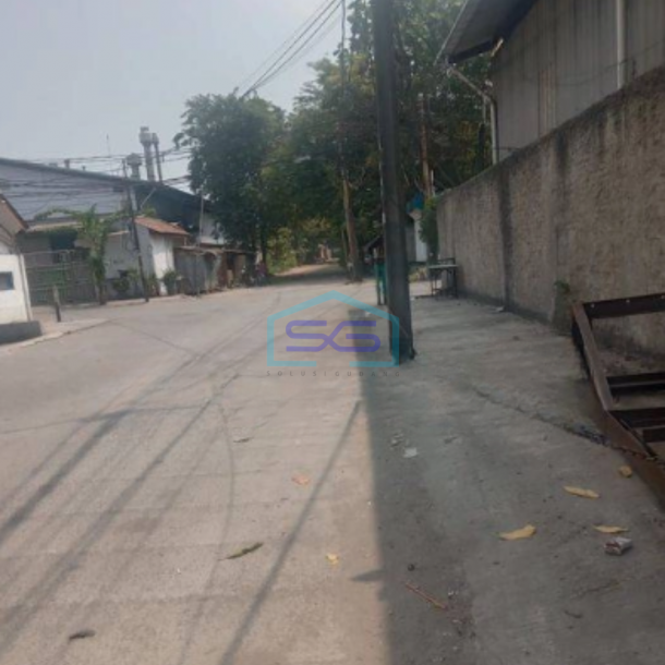Dijual Pabrik di Sepatan Tangerang Luas Tanah 4640 m² Lokasi Bebas Banjir-1