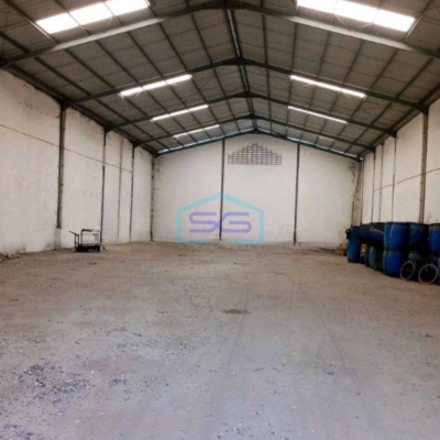 Dijual Gudang Akses Containe 40 Feet Luas Bangunan  2012 m² di Sepatan Tangerang