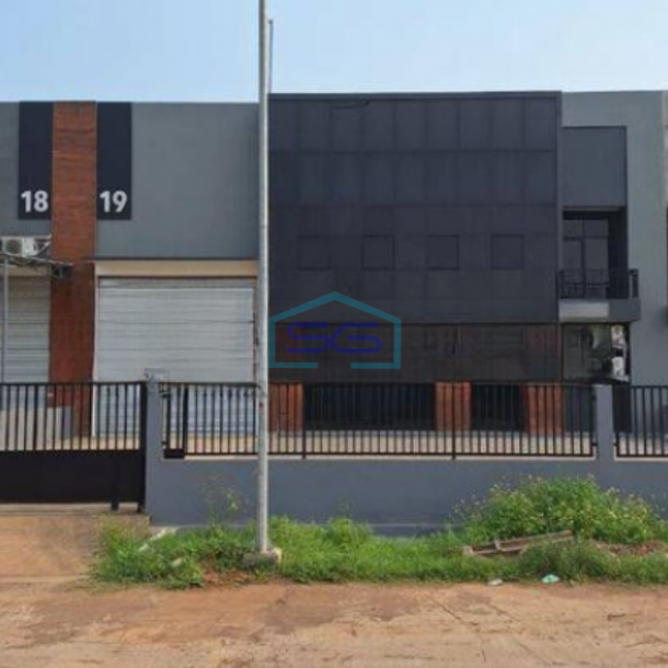 Dijual Gudang Terbaik Blesindo + Kantor 2 Lantai di Tangerang LT 2208m2-1