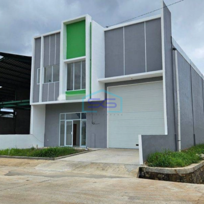 Dijual Gudang Ijin Industri Cisoka + Kantor 2 Lantai Exit Tol Balaraja Tangerang LT 2254m2