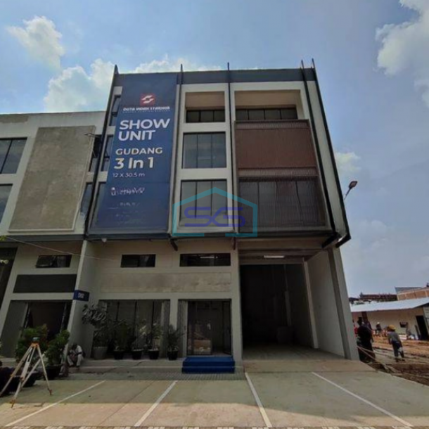 Dijual Gudang + Kantor di Jakarta Barat Lokasi Strategis Bebas Banjir Siap Huni LB 528m2-1