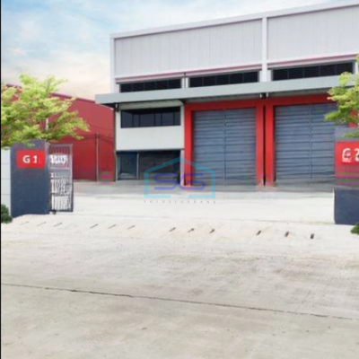 Dijual Gudang + Kantor 2 Lantai Dekat Bandara Salembaran Tangerang LT 530m2