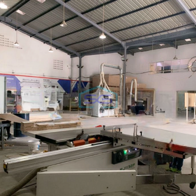 Disewakan Gudang Bandara Mas Tangerang Blok S 3 Gandeng Bentuk L 2 Lantai LB 1800m2