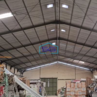 Dijual Gudang Akses Container 40 Feet Luas Bangunan  1000 m² Lokasi Margomulyo Surabaya