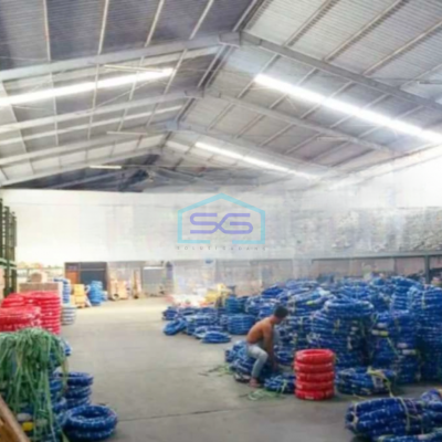 Dijual Gudang Ada Kantor Luas Bangunan  3500 m² Lokasi Margomulyo Surabaya