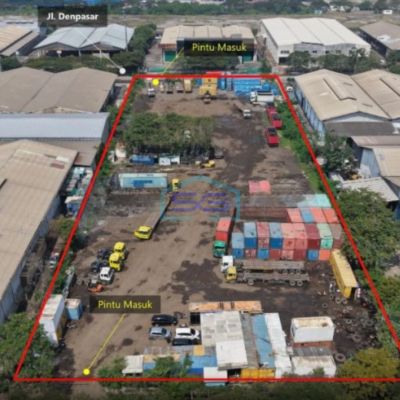 Dijual Tanah Industri di Dalam Kawasan di Marunda Jakarta Utara Luas 9893m2