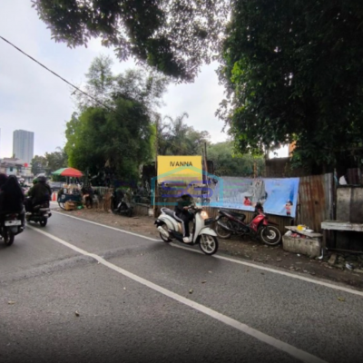 Dijual Tanah Dekat Apartment Kebagusan City Jagakarsa, Jakarta Selatan Luas Tanah  2504 m²