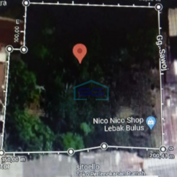 Dijual Tanah Strategis Dekat Villa Delima Dan Condo House Apple Di Lebak Bulus, Jakarta Selatan  Luas Tanah  2402 m²-3