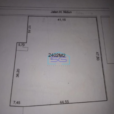 Dijual Tanah Strategis Dekat Villa Delima Dan Condo House Apple Di Lebak Bulus, Jakarta Selatan  Luas Tanah  2402 m²