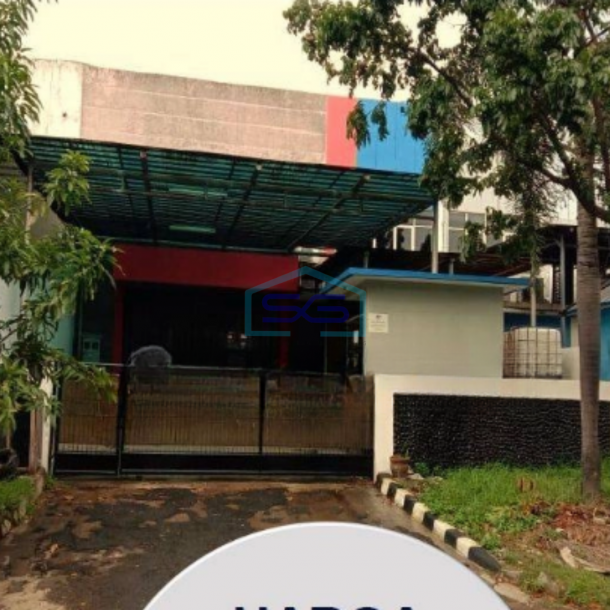 Dijual Lelang Gudang di Kawasan Industri Jababeka 2 Cikarang Bekasi LT 360m2-1