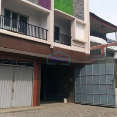 Dijual Gudang 2 Lantai Bangunan Konstruksi di Cikarang Bekasi LB 480m2