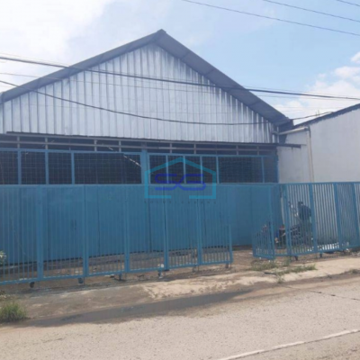 Dijual Gudang Bekas Baja Ringan Pinggir Jalan Cikarang Bekasi Sukatani Masuk Container