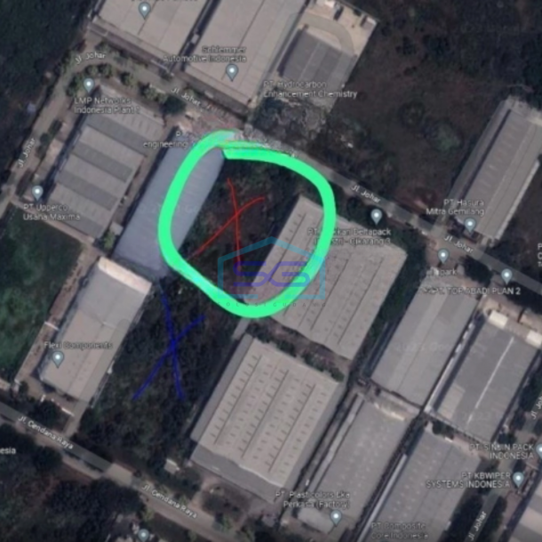 Dijual Tanah Di Kawasan Industri Deltasilicon Cikarang Bekasi Luas Tanah 5000m2-1