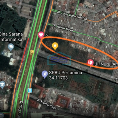 Dijual Tanah Lokasi Strategis di Cengkareng Timur Jakarta Barat Luas Tanah (PxL)  16600 m²