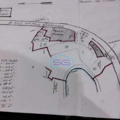 Dijual Tanah di Cilengang Serpong Tangerang Selatan Luas Tanah  10913 m²