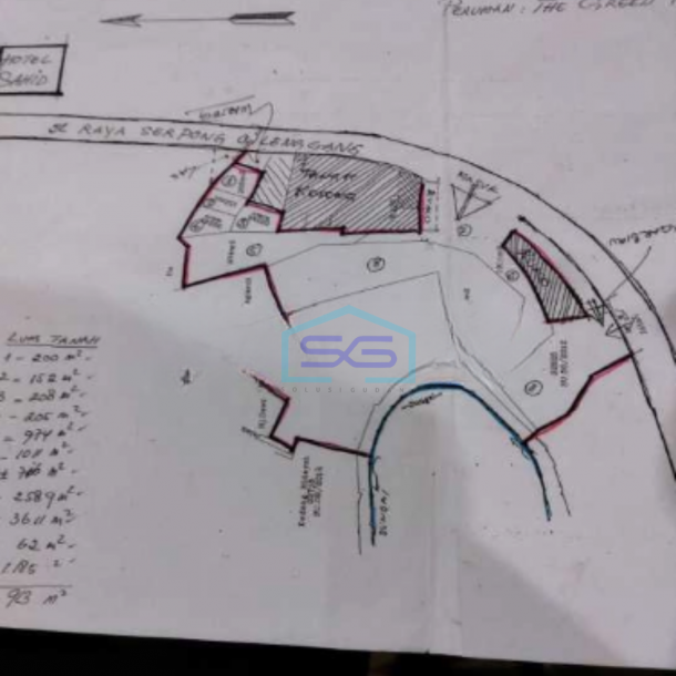 Dijual Tanah di Cilengang Serpong Tangerang Selatan Luas Tanah  10913 m²-2